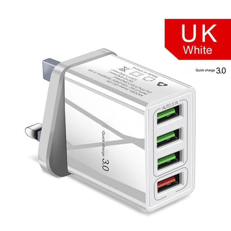 4-Port USB Fast Charger (30W)