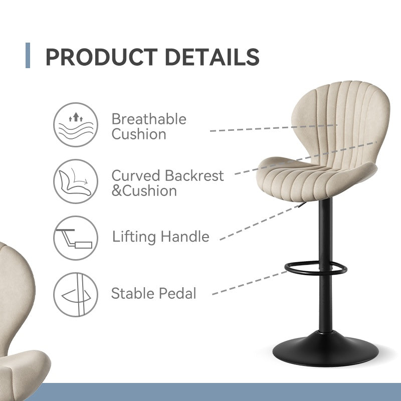 Modern 360° Swivel Bar Chair