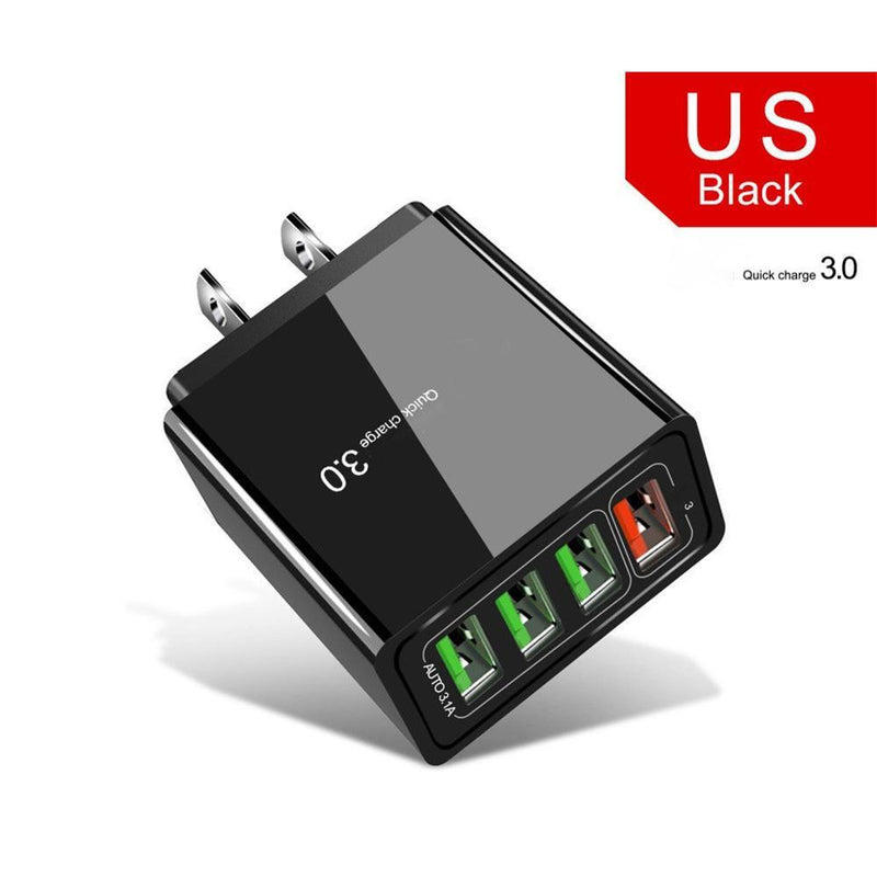 4-Port USB Fast Charger (30W)