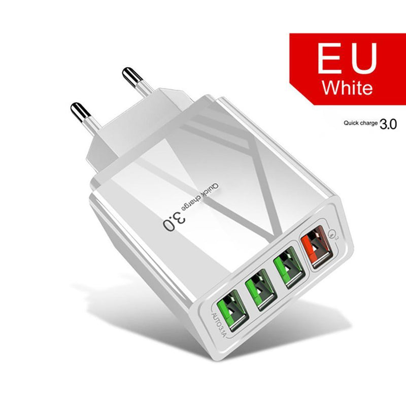 4-Port USB Fast Charger (30W)
