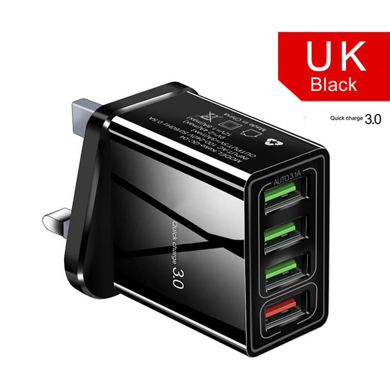 4-Port USB Fast Charger (30W)