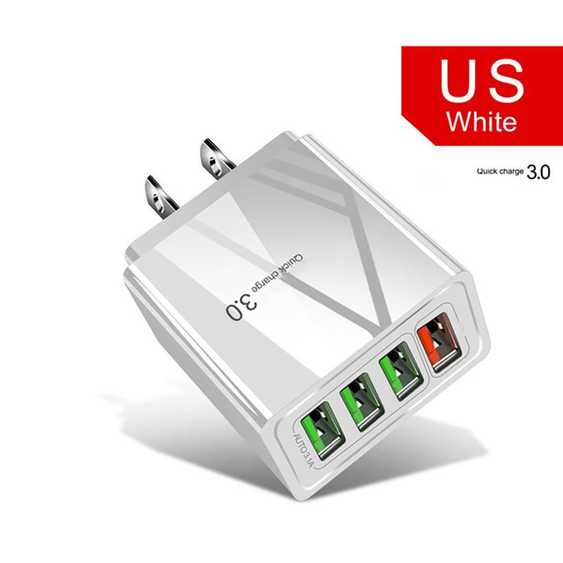 4-Port USB Fast Charger (30W)
