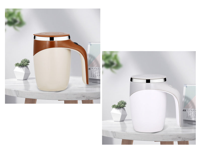 Auto-Stir Magnetic Coffee Cup (350ml/11.8 oz)