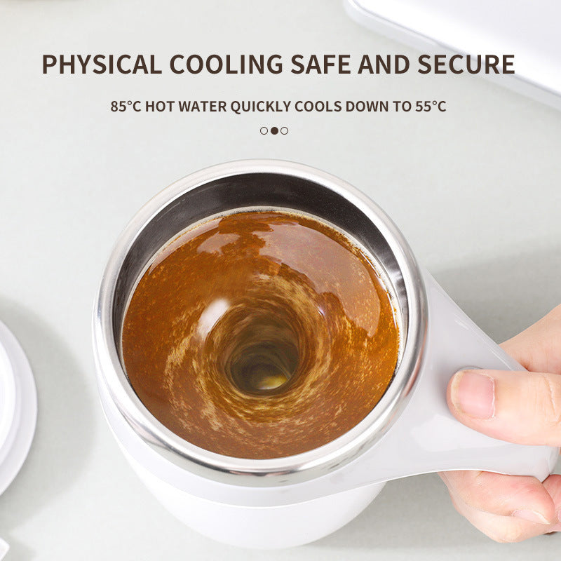 Auto-Stir Magnetic Coffee Cup (350ml/11.8 oz)