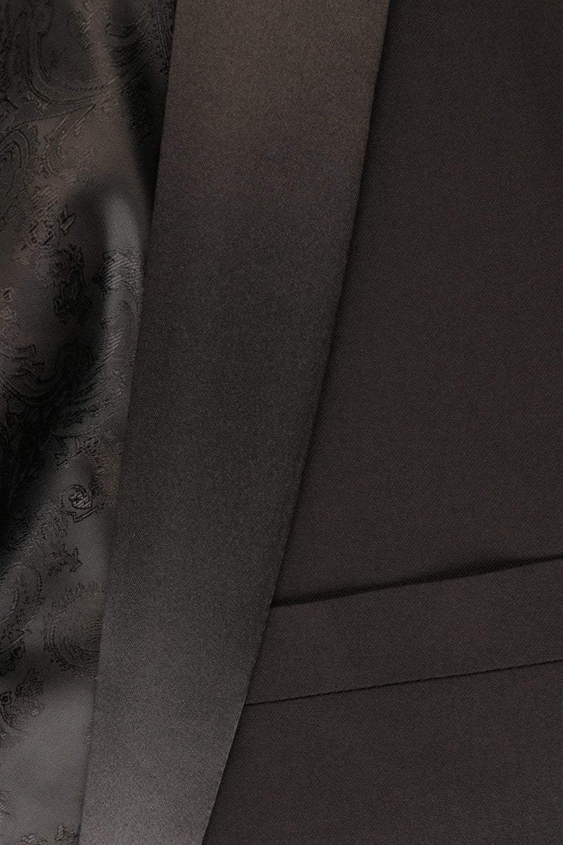 "London" Black Tuxedo Jacket