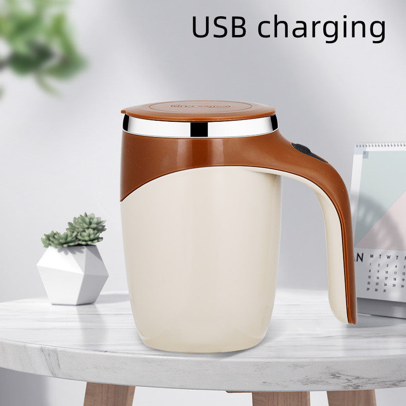 Auto-Stir Magnetic Coffee Cup (350ml/11.8 oz)