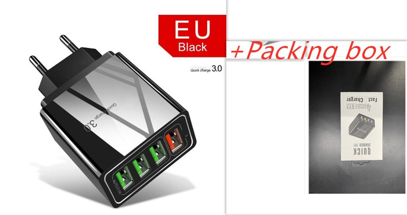 4-Port USB Fast Charger (30W)