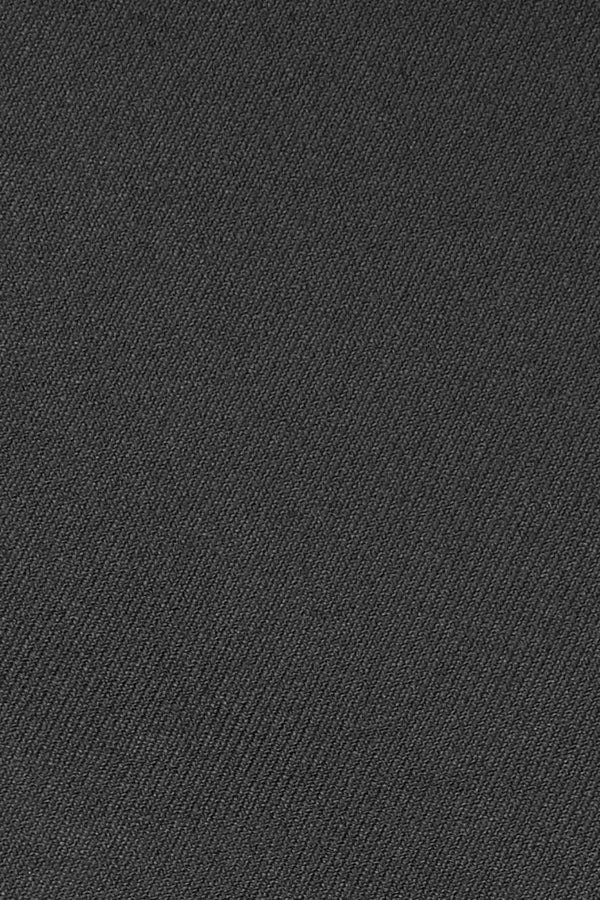 "Logan" Black Luxury Wool Blend Tuxedo Pants