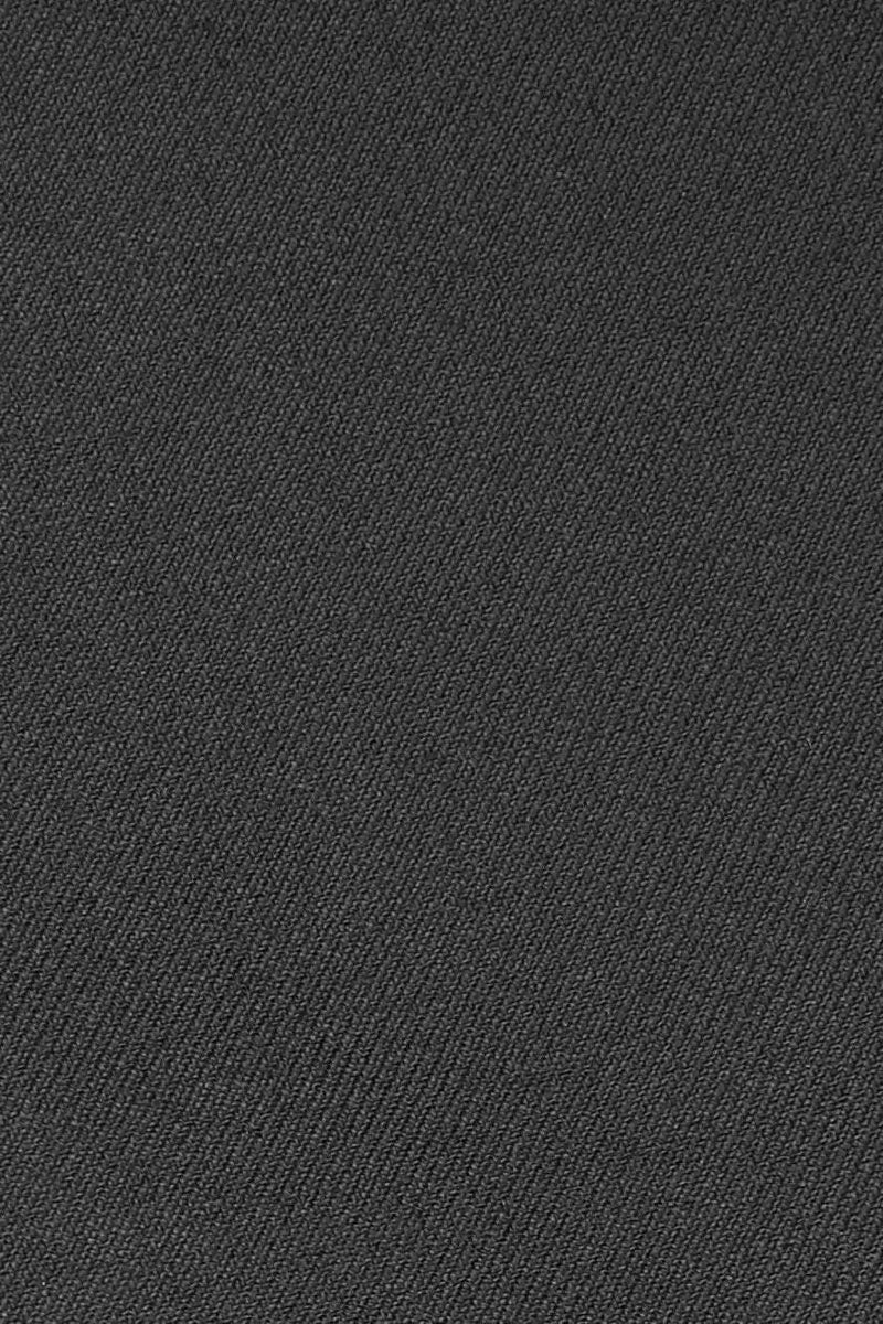 "Logan" Black Luxury Wool Blend Tuxedo Pants